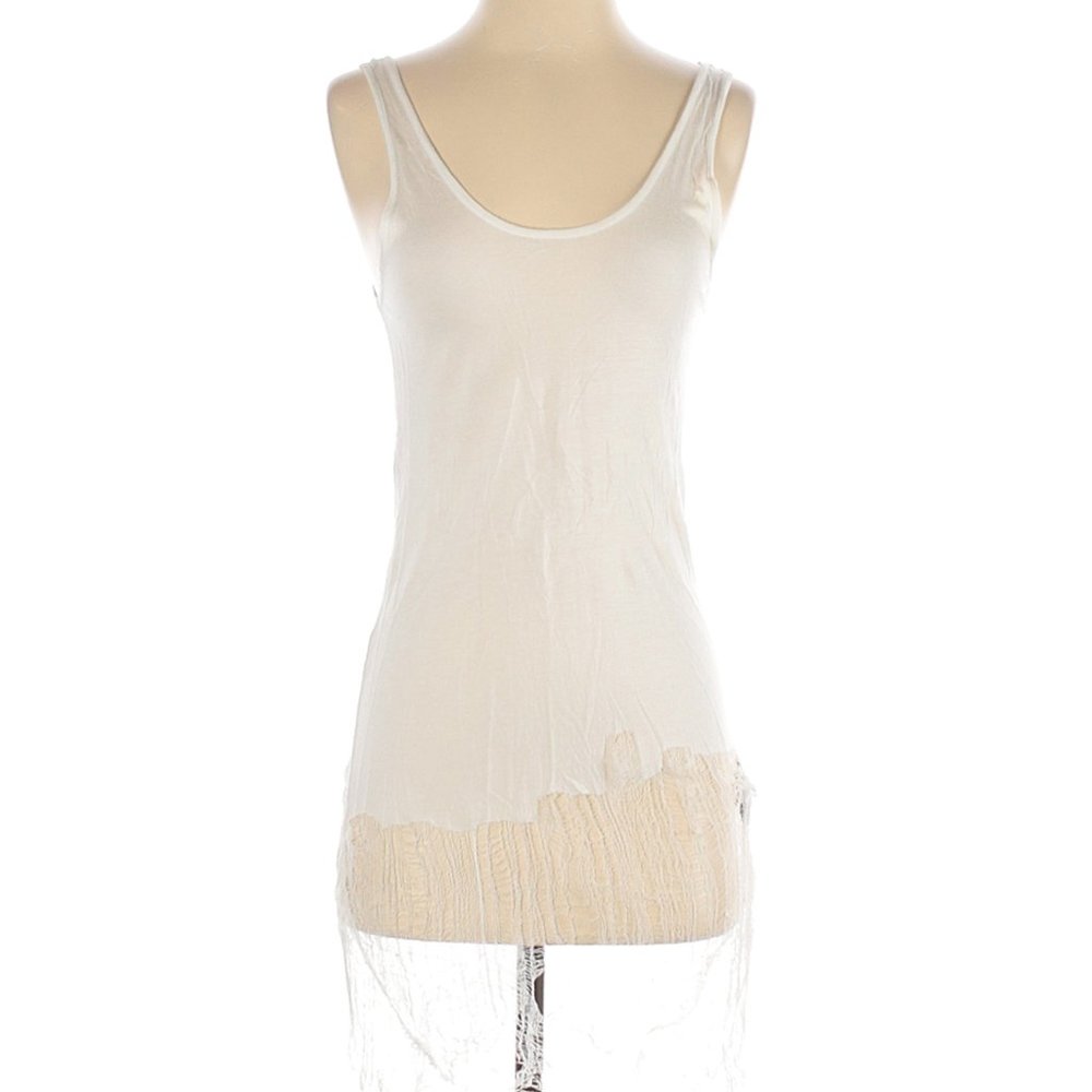 Banjamin Jay Distressed Tissue Tunic Tank S - Picture 3 of 3